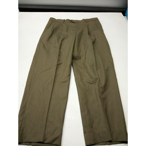 Jacques Bellini Suit Size 42 wool blend Light Brown Pants Size - Picture 2 of 9